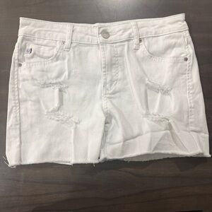 Dear John White Denim Shorts